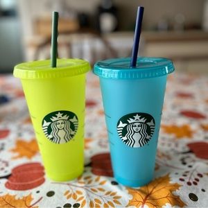 Starbucks color changing tumblers